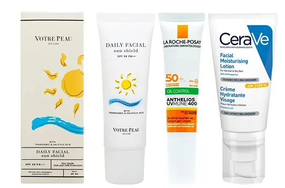 Berbagai macam Sunscreen